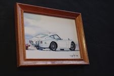 トヨタ2000GTオリジナルイラスト額付